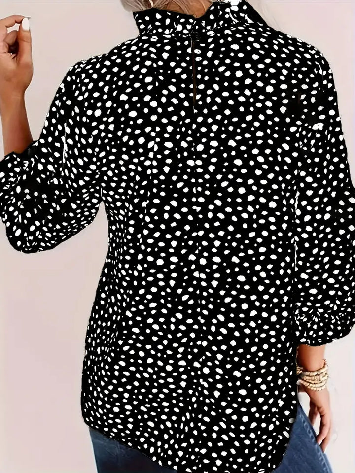 Floor - Vrouwen Blouse met luipaardprint