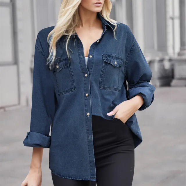 Fay - Denim Overhemden Casual