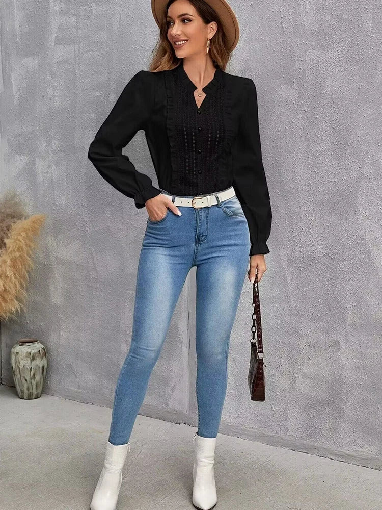 Jolanda - Casual Overhemd Top