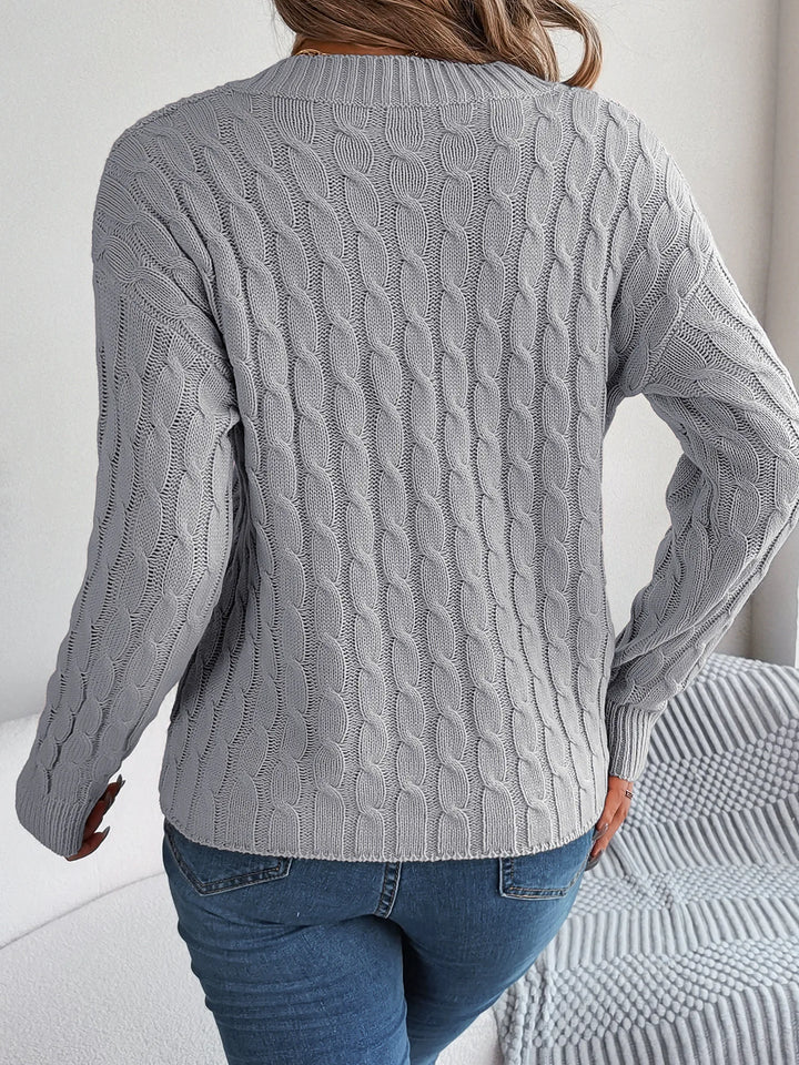 Sterre - Dames gebreide V-hals Pullover