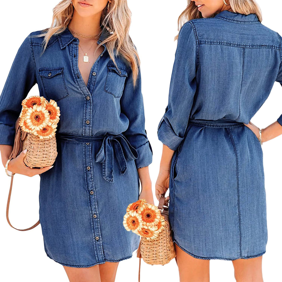 Marianne - Denim Jurk