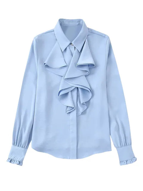 Jacqueline - Luxe Satijnen Overhemd