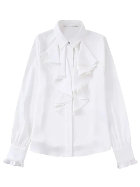 Jacqueline - Luxe Satijnen Overhemd