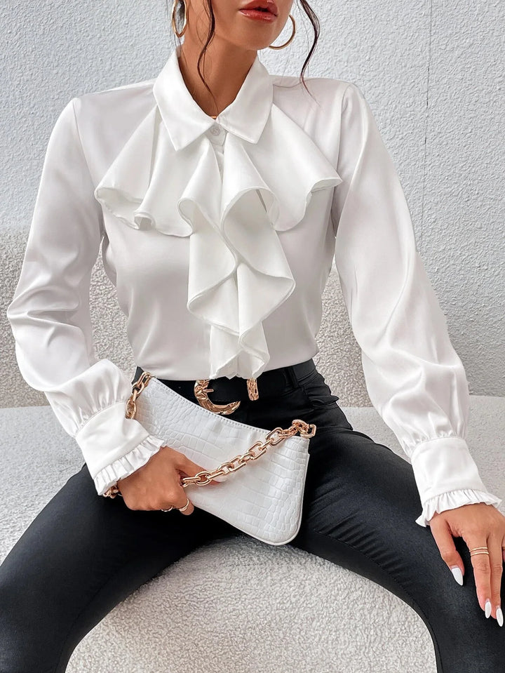 Jacqueline - Luxe Satijnen Overhemd