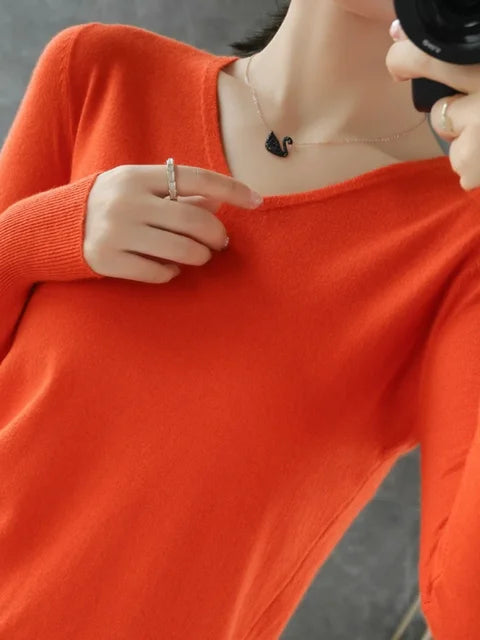 Tamara -  Gebreide truien met V-hals