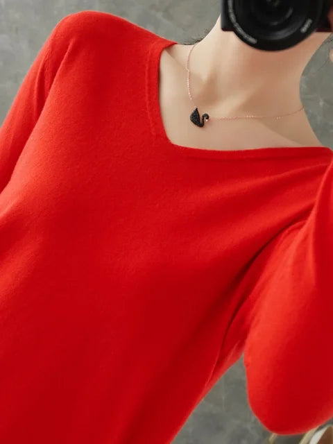 Tamara -  Gebreide truien met V-hals