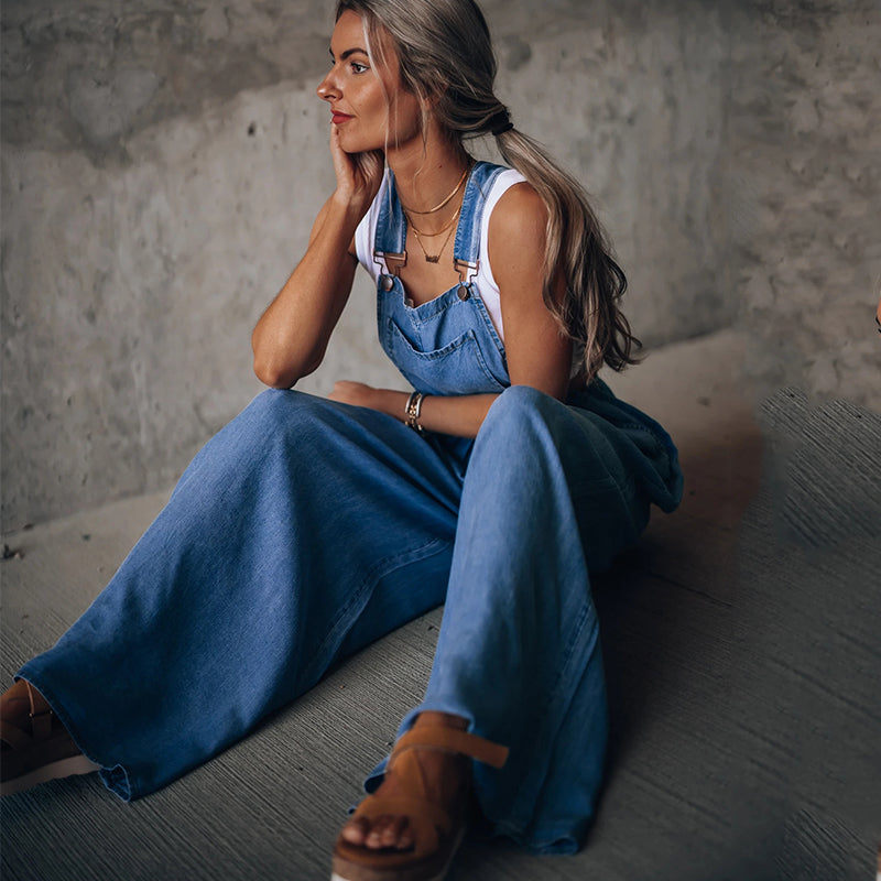 Isla Classy Denim Jumpsuit