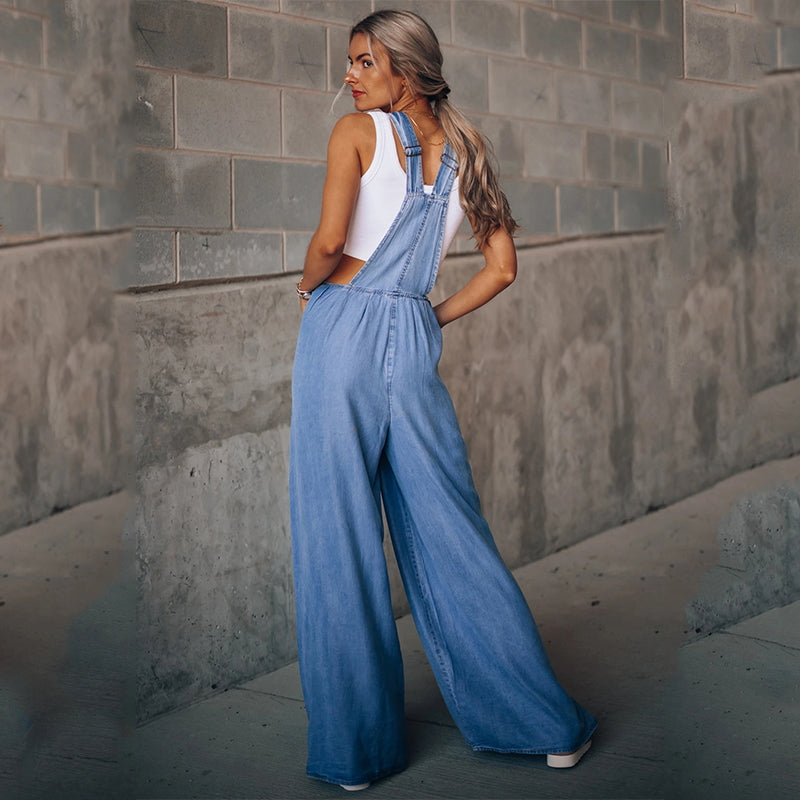 Isla Classy Denim Jumpsuit