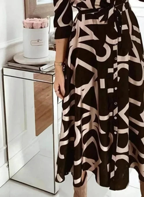 Helene - Jurk met lange mouwen