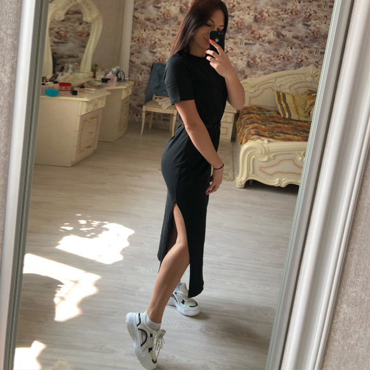 Samantha - Elegante Midi Jurk