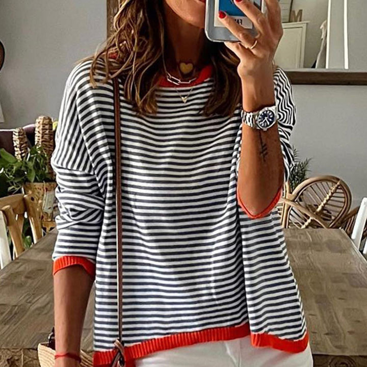 Lily Knusse Gestreepte Trui